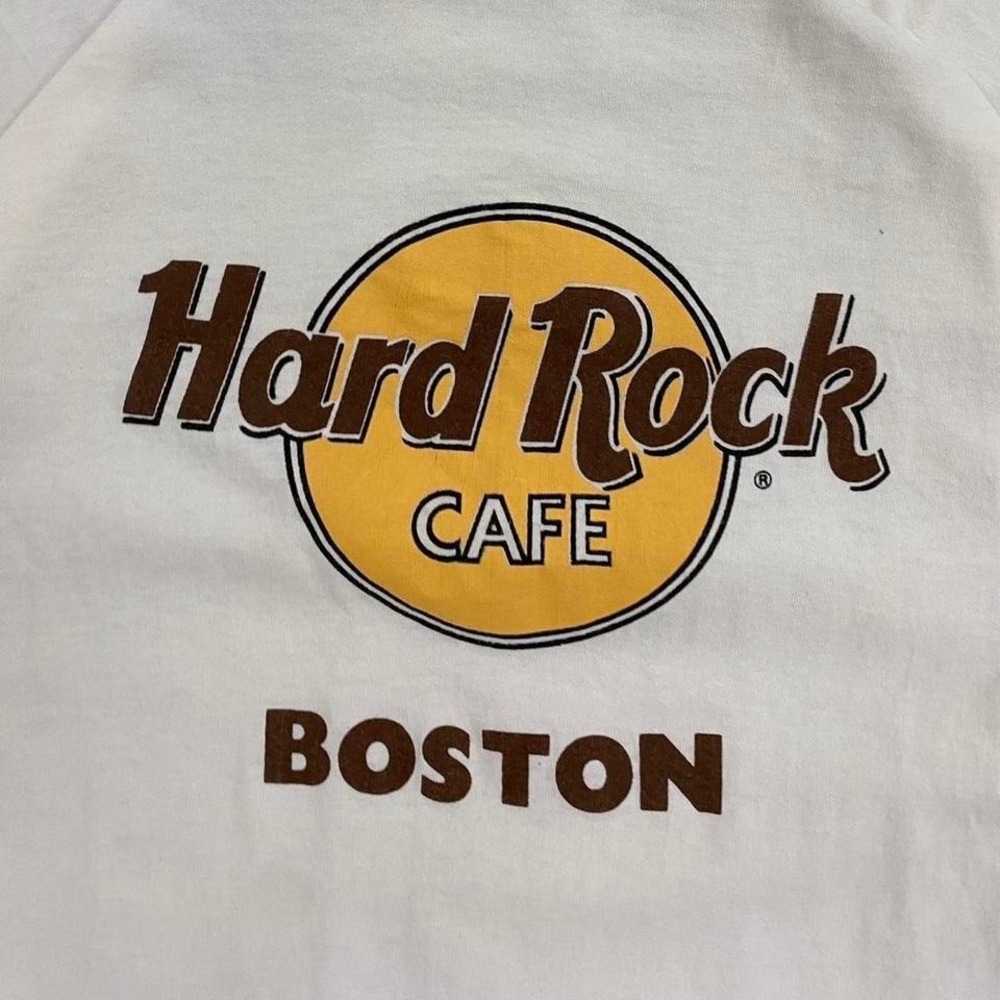 Vintage Hard Rock Cafe Boston 90s T-Shirt Size L - Picture 2 of 5
